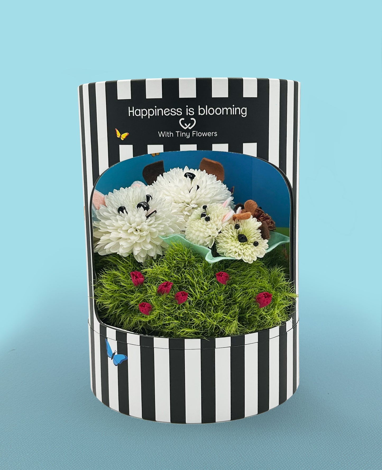 Dog Family - Made with Fresh Cut Flowers