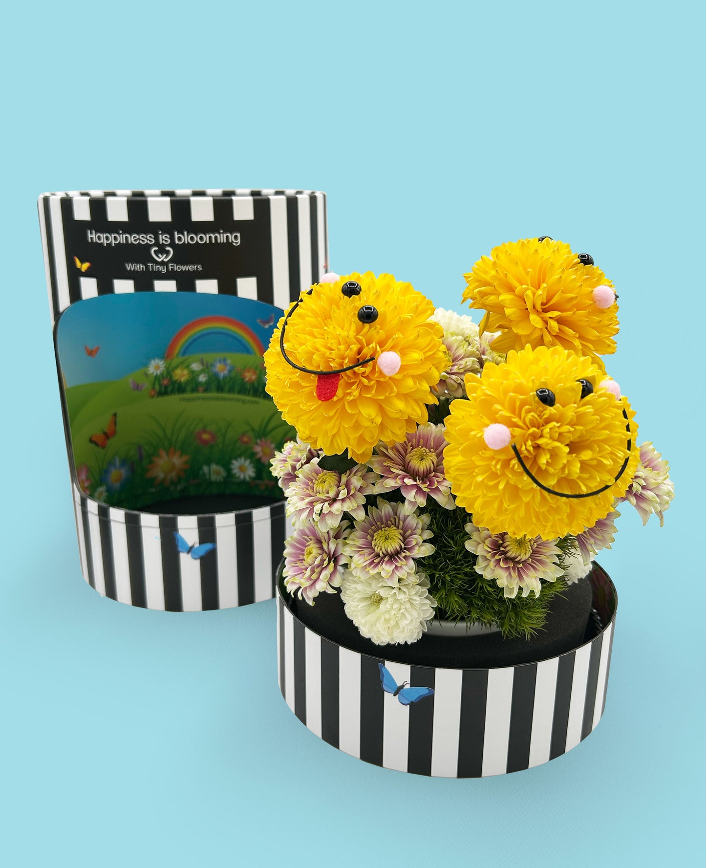 The Three Smileys - Made With Fresh Cut Flowers