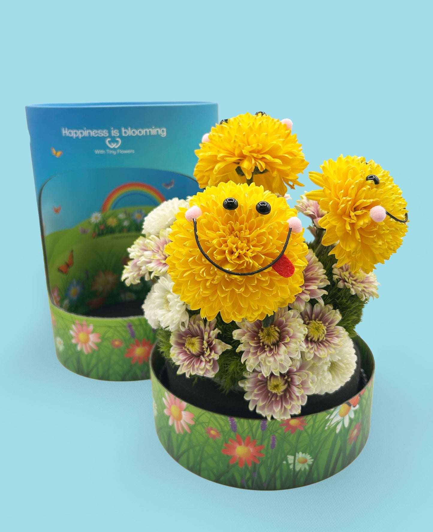The Three Smileys - Made With Fresh Cut Flowers