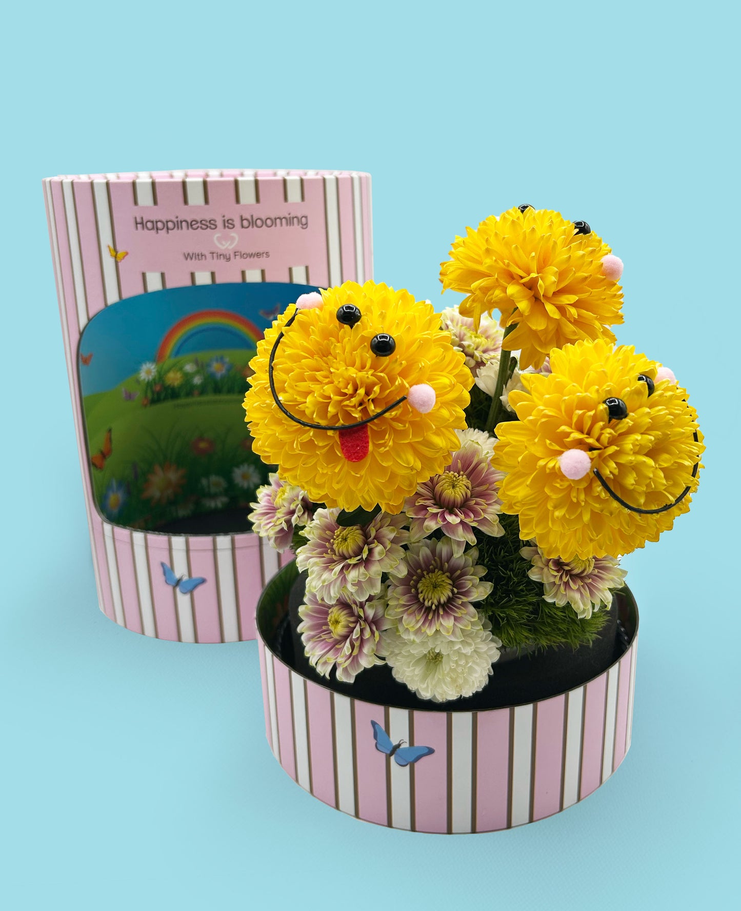 The Three Smileys - Made With Fresh Cut Flowers