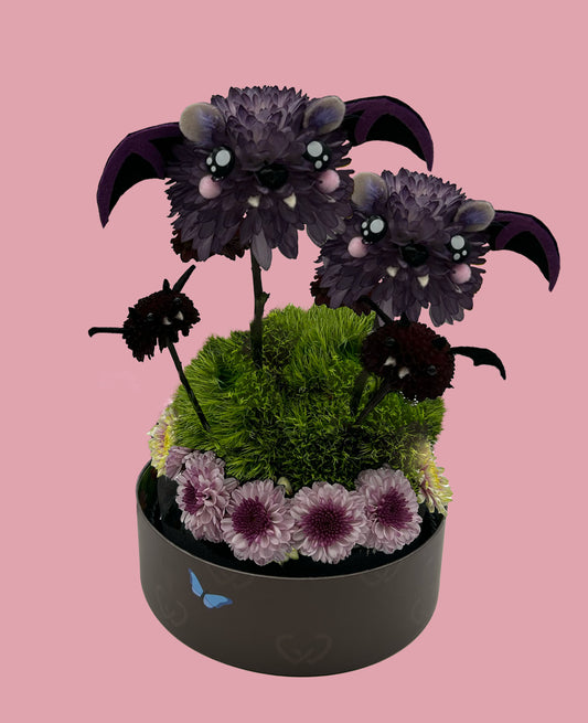 Midnight the Bat - Made With Fresh Cut Flowers