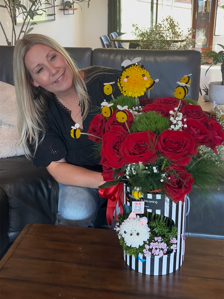 Buzzing With Love Bloom Box (currently delivering to San Diego County only, please ask for pricing if outside this area)