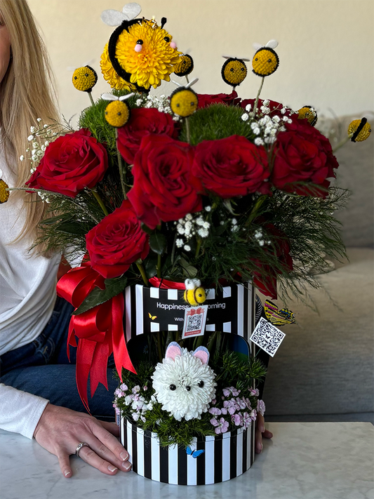 Buzzing With Love Bloom Box (currently delivering to San Diego County only, please ask for pricing if outside this area)