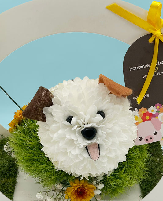 Bow Wowser - Made with Fresh Cut Flowers