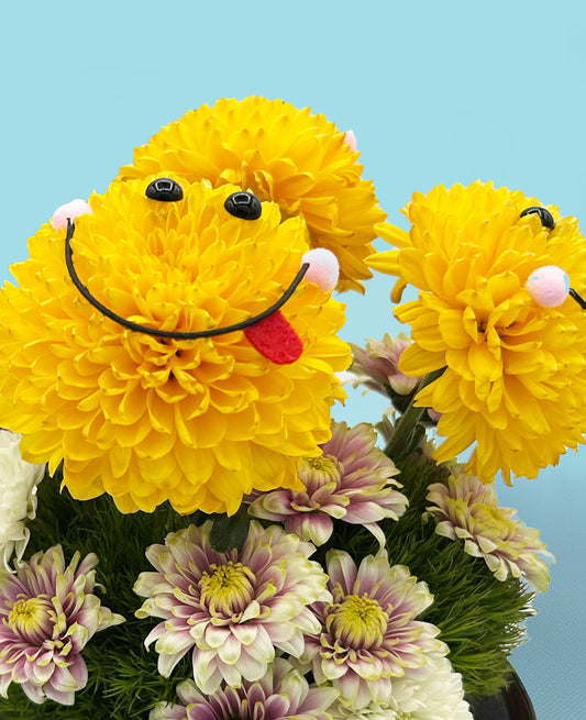 The Three Smileys - Made With Fresh Cut Flowers