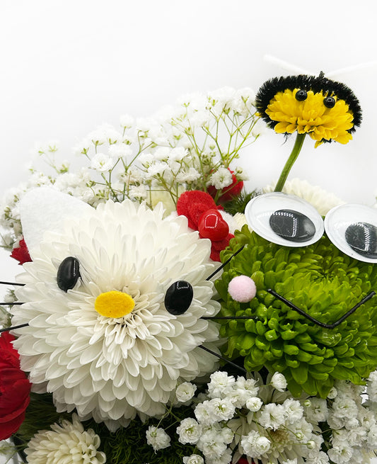 Happiness Duo - Made with Fresh Cut Flowers