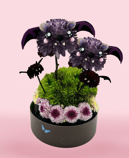 Midnight the Bat - Made With Fresh Cut Flowers